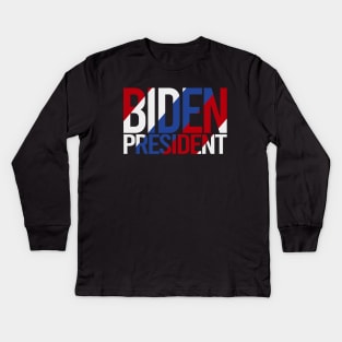 Biden President! Biden Harris, Biden is my President 2020 Classic Kids Long Sleeve T-Shirt